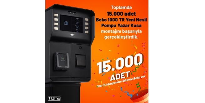 Tora, 15.000 Adet Yeni Nesil Pompa Yazar Kasa ile Akaryakıt İstasyonlarına Hızlı ve Güvenilir Çözüm Sunuyor