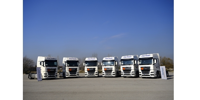 Mertsan, pazardaki öncü konumunu yeni MAN çekicilerle daha da güçlendirdi
