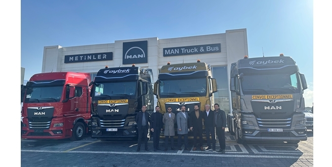 Aybek Uluslararası Nakliyat filosunu MAN çekicilerle güçlendirdi