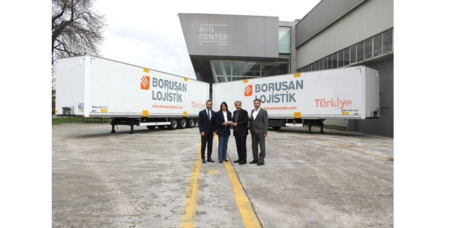BORUSAN LOJİSTİK’e TIRSAN’dan 20 adet Talson Tren yüklemeli tekstil taşıyıcı