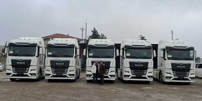 Taşkala Lojistik  filosunu 5 adet MAN TGX çekici ile güçlendirdi