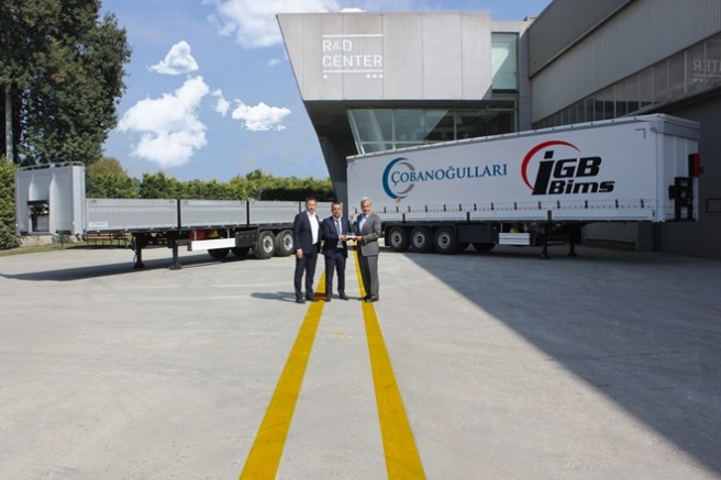 İGB Bims ve Çobanoğulları Lojistik 70 adet Tırsan treyler ile filosunu yeniledi