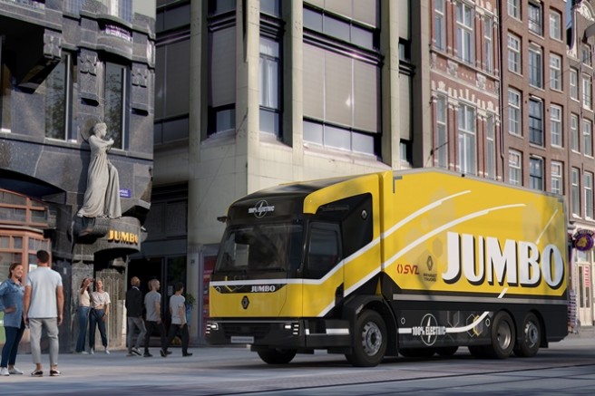 Renault Trucks, Jumbo ve SVZ, şehir içi lojistiğine yönelik elektrikli prototip ‘Oxygen’ı test ediyor