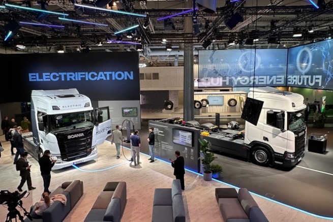 Scania IAA Fuarı’nda Sürdürülebilir Taşımacılıktaki Yenilikçi Çözümlerini Tanıttı