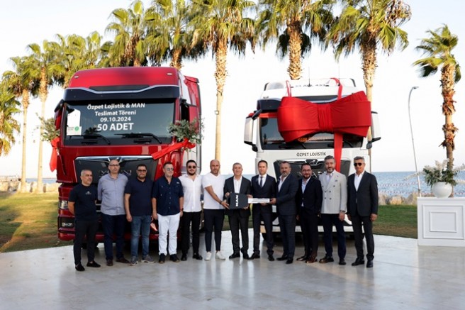 Özpet Grup öncü marka olma yolculuğunu  50 yeni MAN çekiciyle güçlendirdi