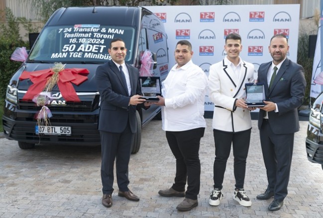 Türkiye’nin lider transfer firması 724, 50 adetlik MAN TGE yatırımıyla filosunu güçlendirdi