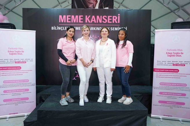 Mercedes “Meme Kanseri Bilinçlendirme ve Farkındalık Ayı” kapsamında Hatay’daydı