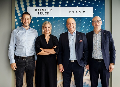 daimler truck ve volvo truck yöneticileri