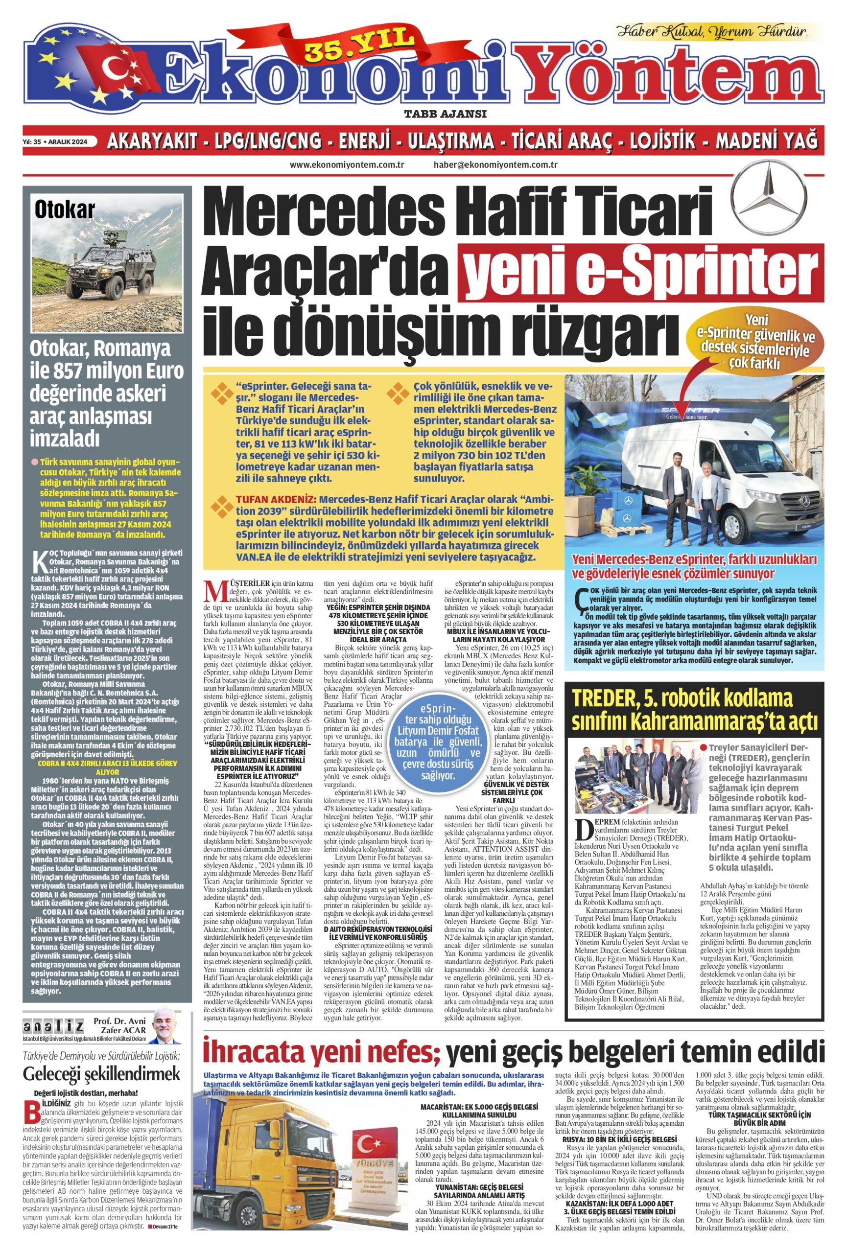 EKONOMİ YÖNTEM GAZETESİ SAYI 398