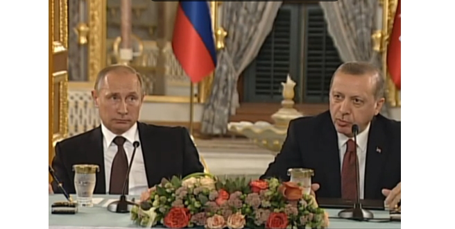 ERDOĞAN VE PUTİN  TÜRK AKIMI’NDA İMZALARI ATTI
