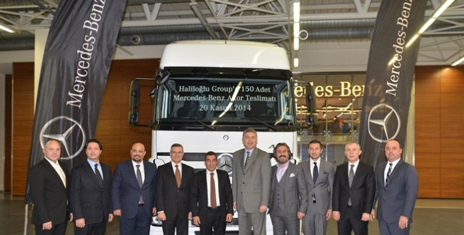 Haliloğlu Group filosunu 150 adet Mercedes-Benz Axor ile güçlendirdi