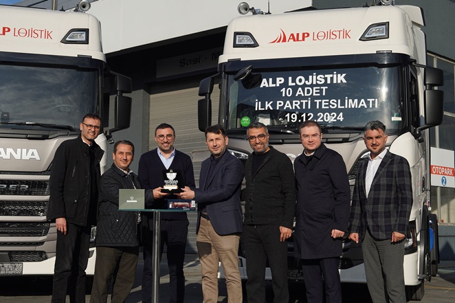 Alp Lojistik filosuna 10 adet Scania çekici ekledi
