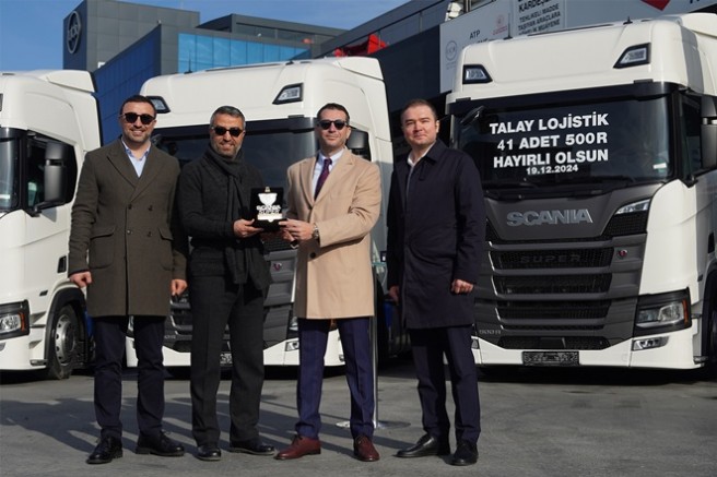 SCANIA’dan TALAY LOJİSTİK’e 41 adet çekici