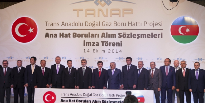 TANAP PROJESİ’NİN ANA HAT BORULARININ TEMİN EDİLECEĞİ FİRMALARLA SÖZLEŞMELER İMZALANDI