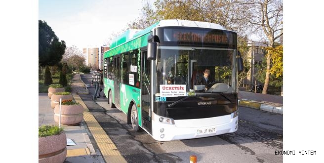 Türkiye’nin elektrikle çalışan ilk otobüsü  Otokar Doruk Electra üniversite kampüslerinde