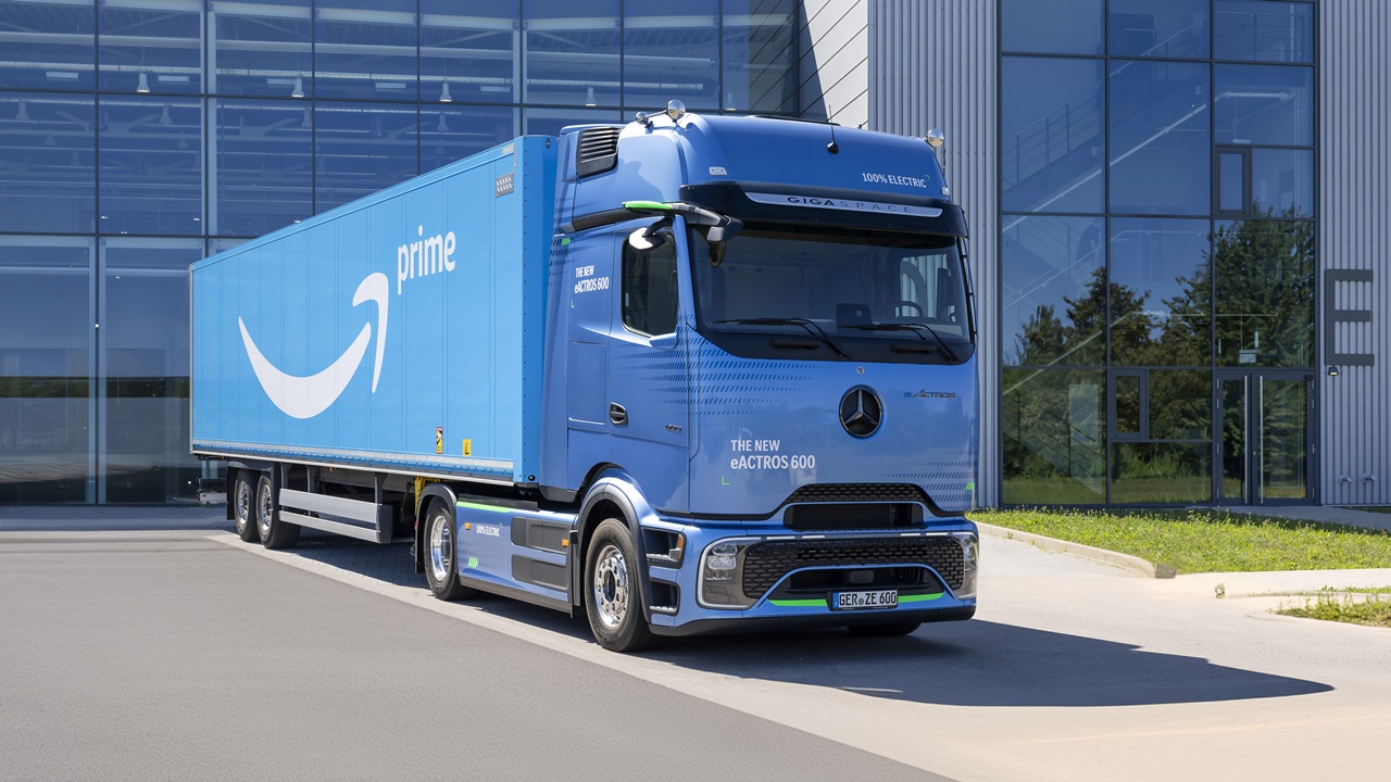 Amazon 200 ‘den fazla Mercedes-Benz yeni eActros 600 aracı filosuna katacak