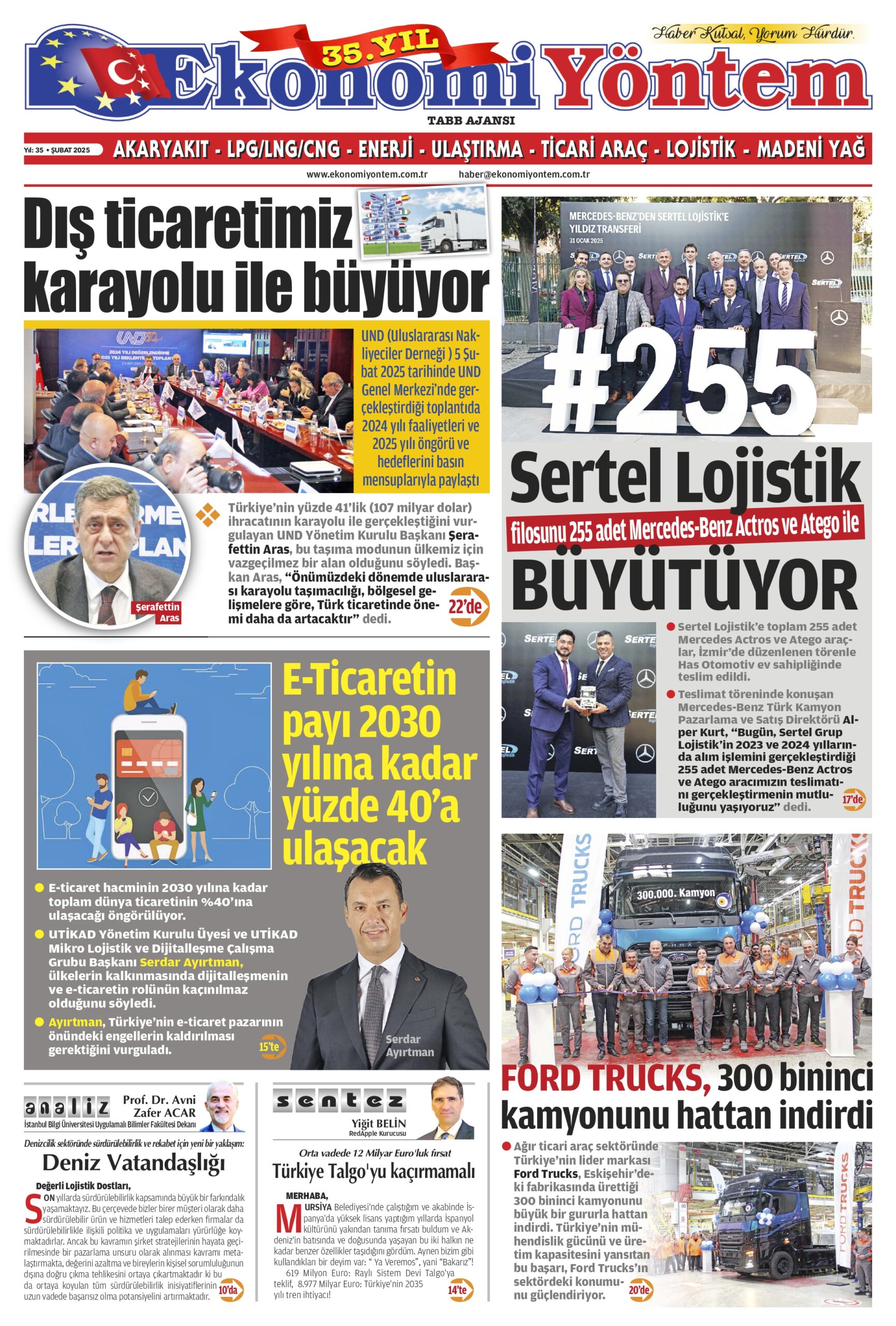 EKONOMİ YÖNTEM GAZETESİ SAYI 400