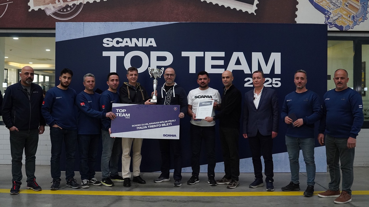 Top Team Yarışması 2025 Türkiye Kazananı Scania Gebze