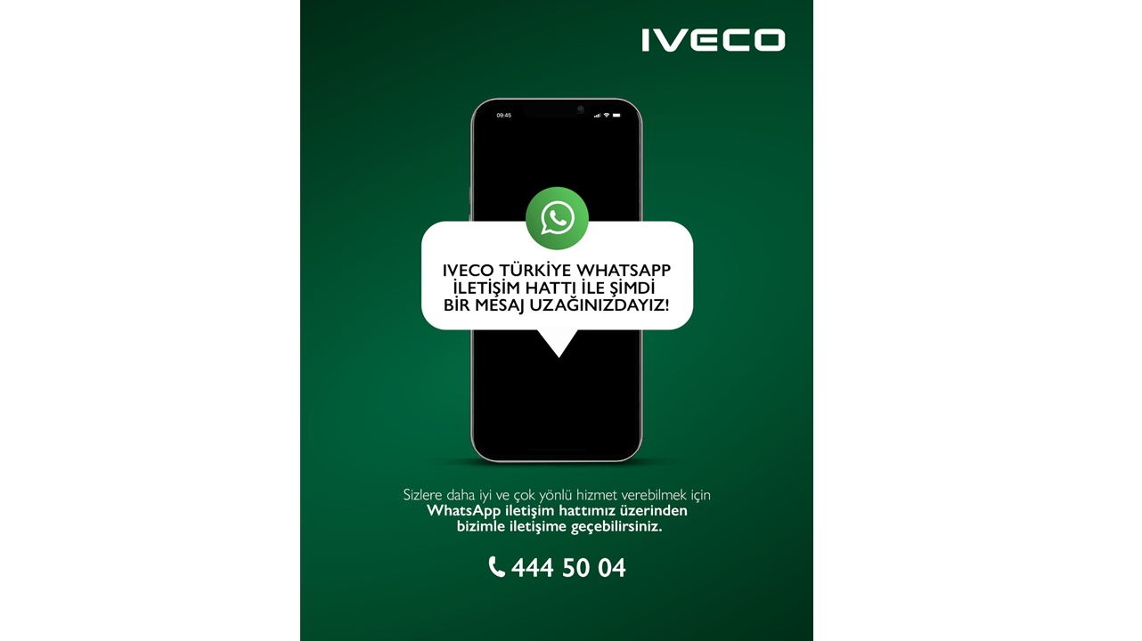 IVECO Whatsapp İletişim Hattı açıldı