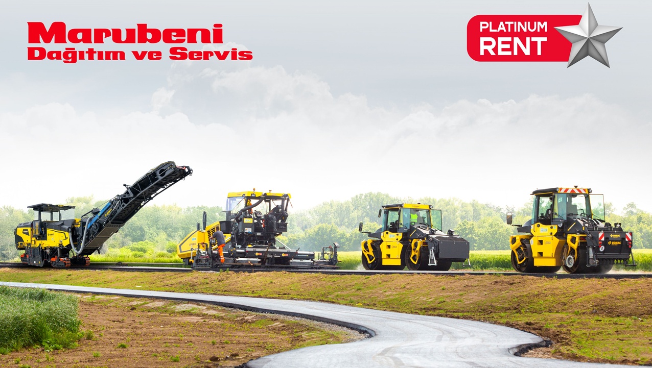 Platinum Rent, Asfalt Sezonuna Bomag ile Hazır!