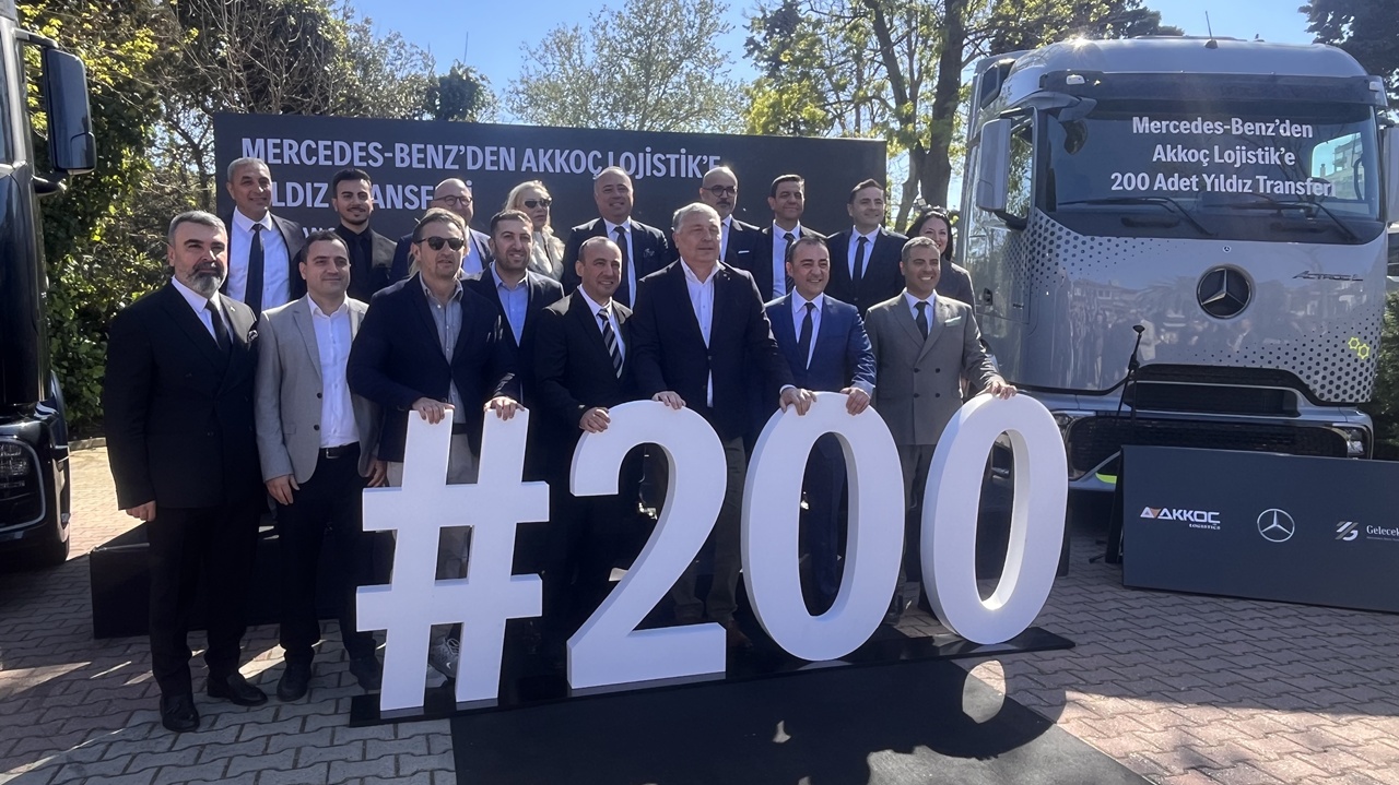 Akkoç Lojistik,  200 adet Mercedes-Benz Actros ve Arocs ile filosunu güçlendirdi