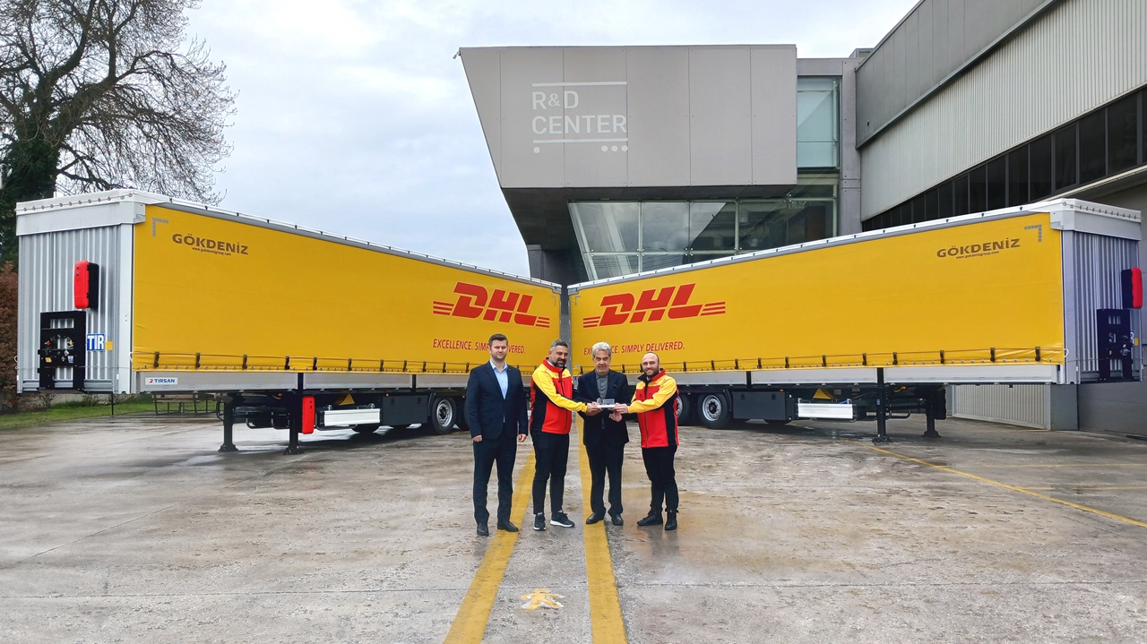Gökdeniz DHL taşımaları için filosuna 12 adet Tırsan treyler ekledi
