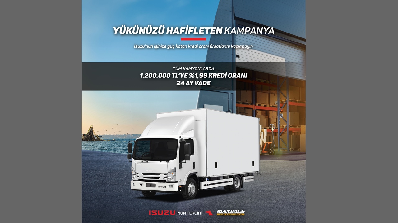 Anadolu Isuzu’dan tüm kamyon modelleri için kampanya