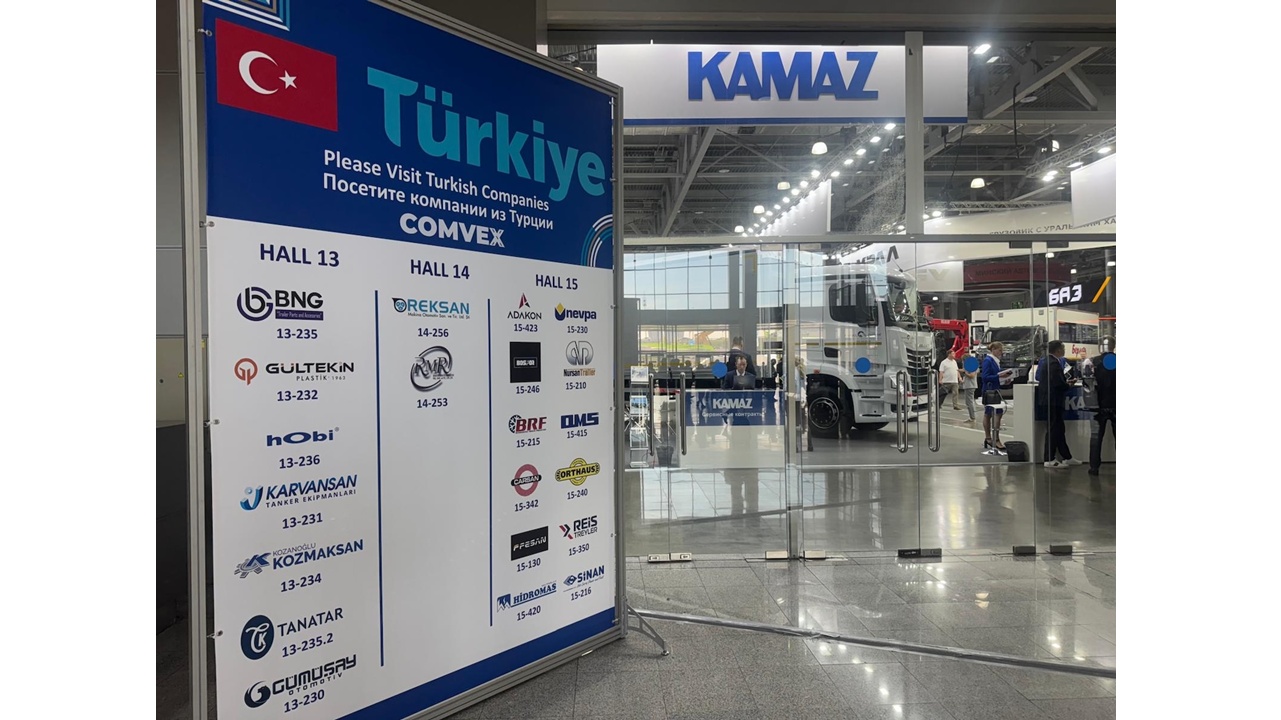 Türk treylercileri Rusya COMVEX’de gövde gösterisi yaptı