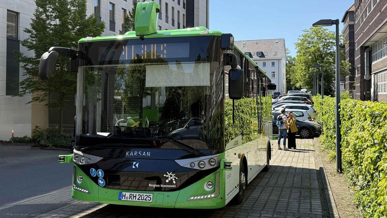 Karsan Otonom e-ATAK Almanya toplu ulaşımında