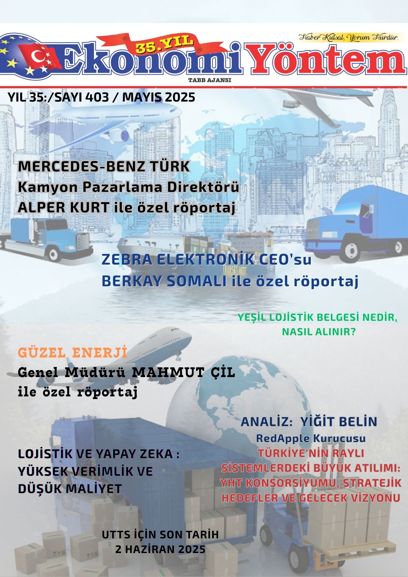 EKONOMİ YÖNTEM MAYIS SAYISI – SAYI 403