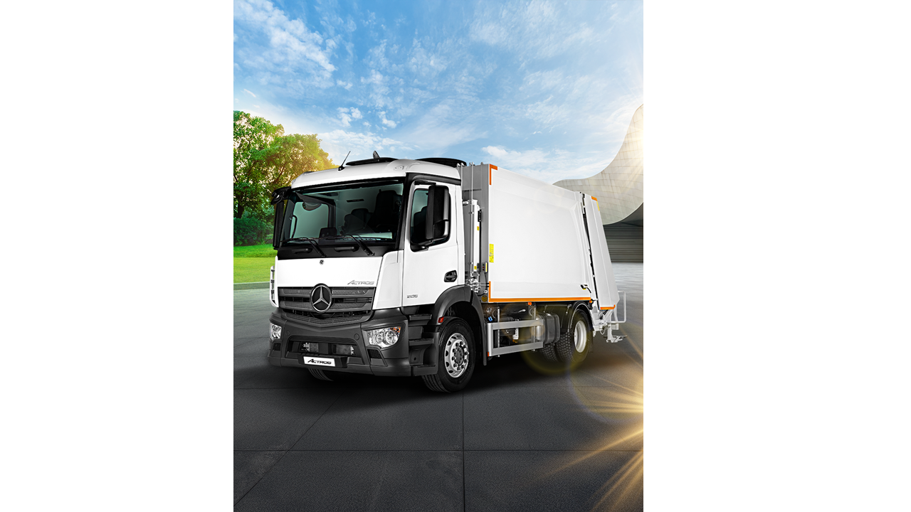 Mercedes-Benz Actros ve Atego şehir içi atık toplama operasyonlarında fark yaratıyor