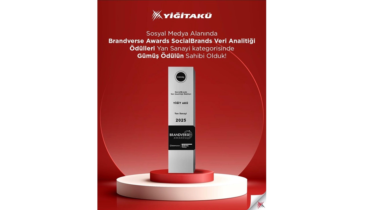Yiğit Akü’ye Brandverse Awards’tan Gümüş Ödül!