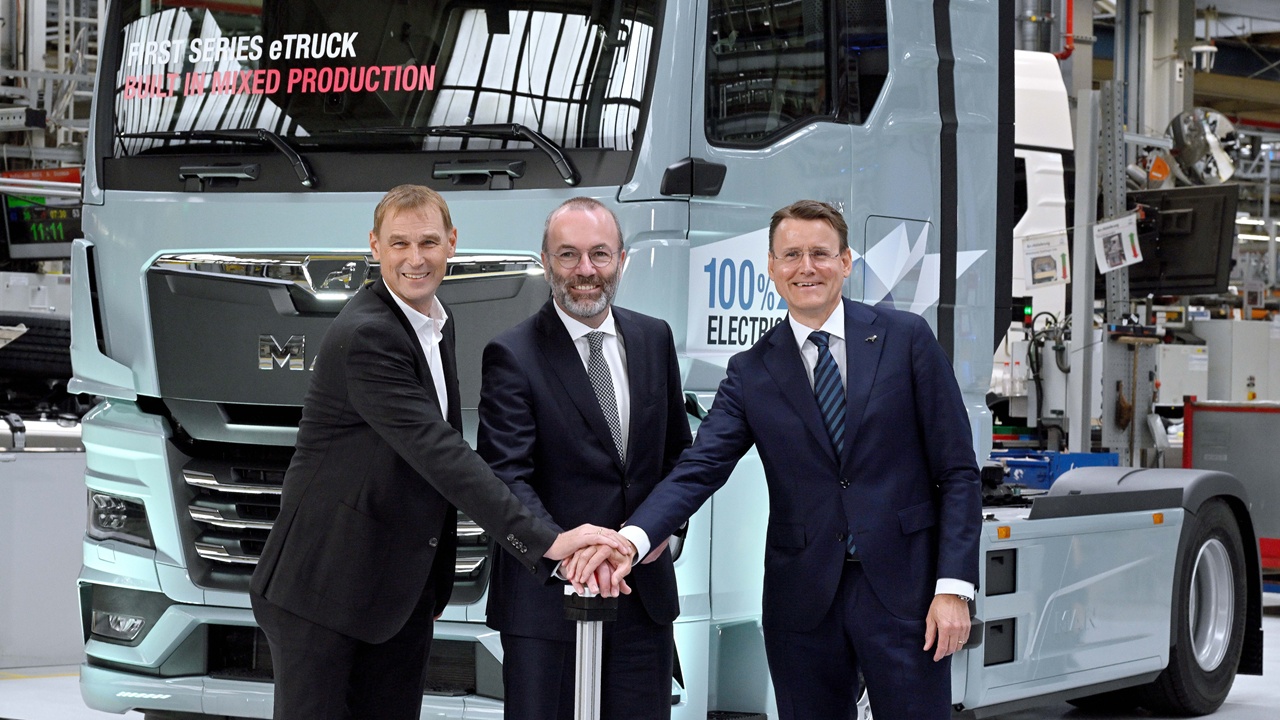 MAN elektrikli kamyonların seri üretimine başladı