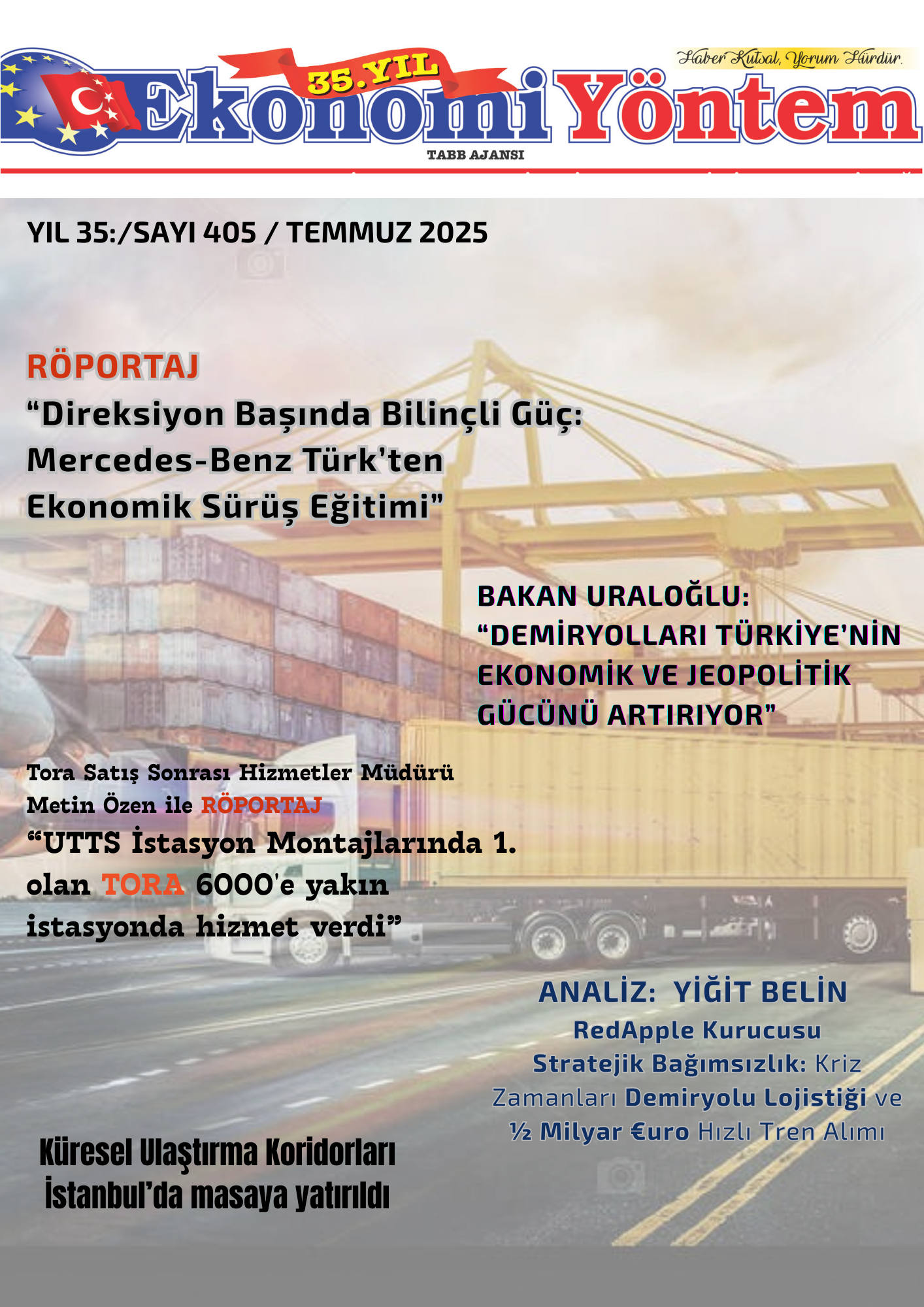 EKONOMİ YÖNTEM TEMMUZ SAYISI- SAYI 405