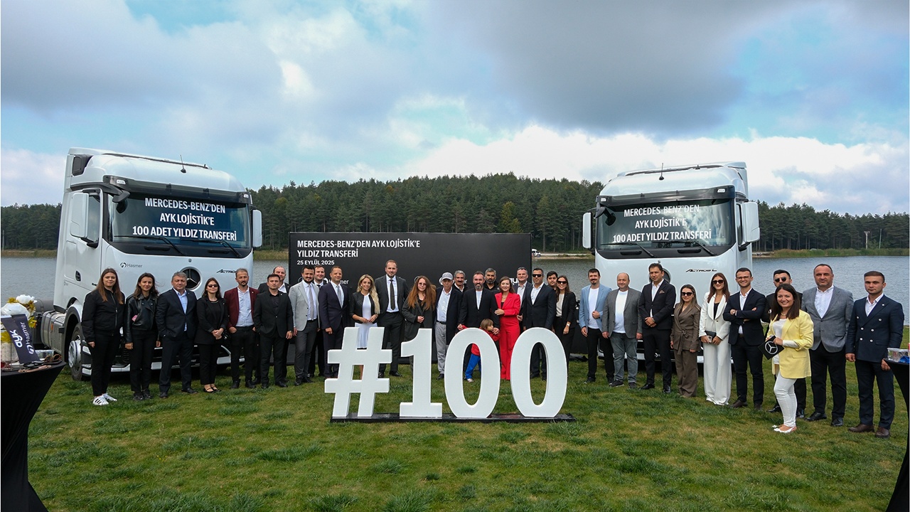 AYK Lojistik filosuna 100 adet Mercedes-Benz Actros L ekledi