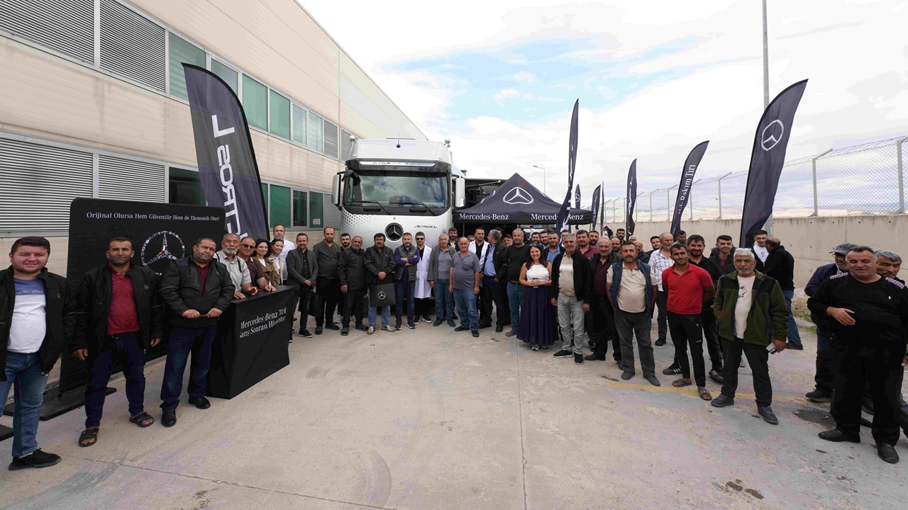 Ödüle doymayan Mercedes Sağlık Bakım Tırı 6 Etkinlikte 2.775 Şoföre Ulaştı