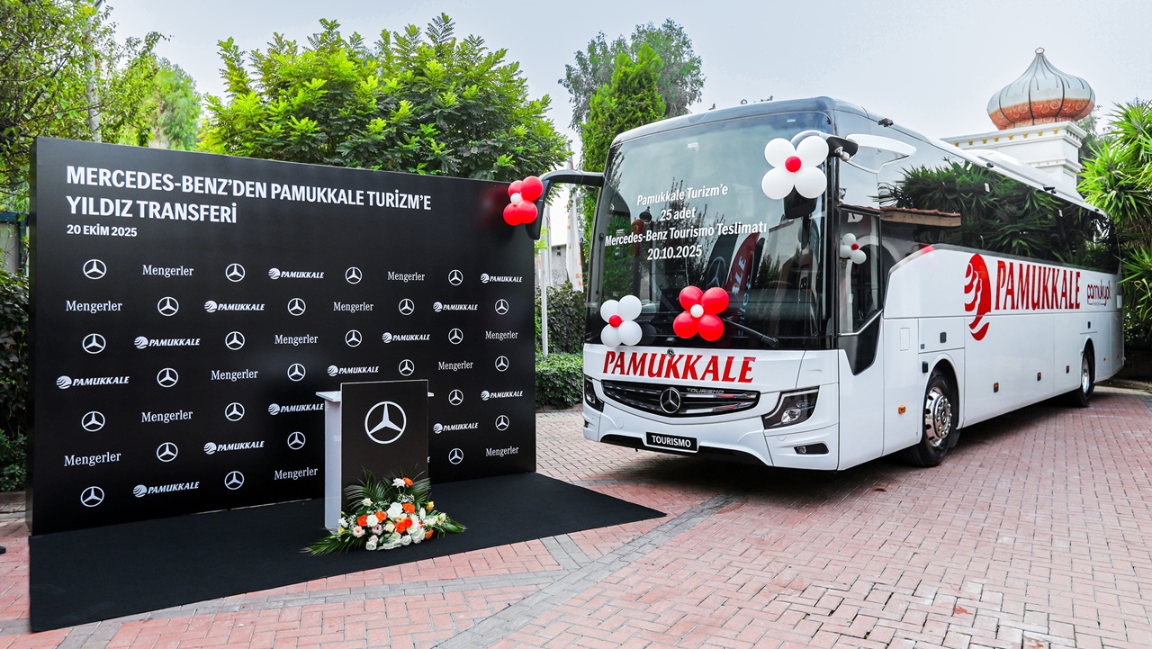 Pamukkale Turizm, Filosunu 25 Adet Mercedes-Benz Tourismo 16 RHD 2+1 ile Güçlendirdi