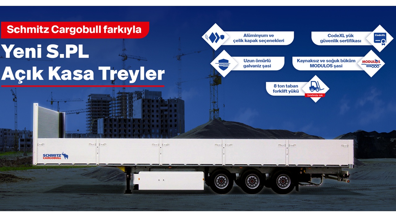 Schmitz Cargobull Farkıyla Yeni S.PL Açık Kasa Treyler Türkiye’de