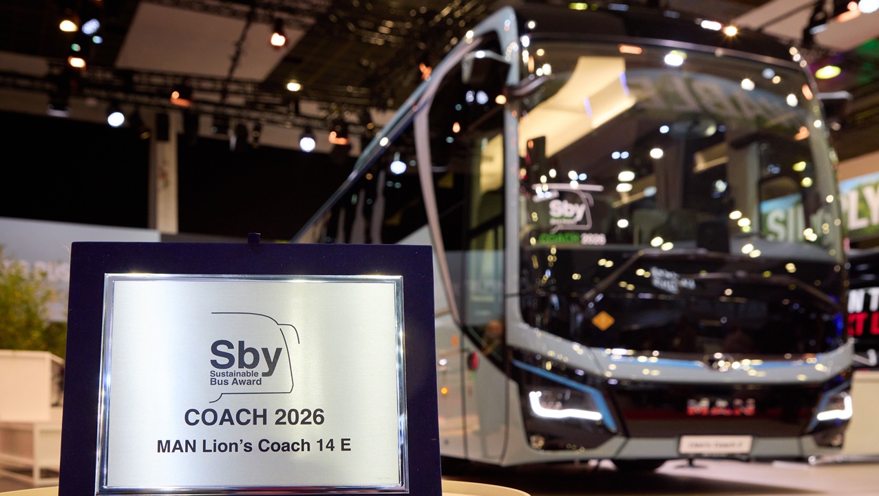MAN Lion’s Coach E, “2026 Yılının Sürdürülebilir Otobüsü” seçildi