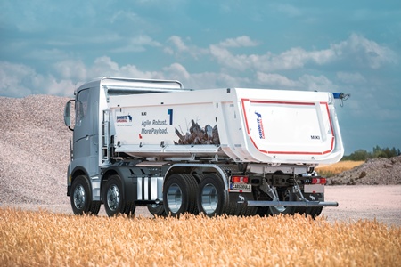 schmitz cargobull kamyon üstü damper