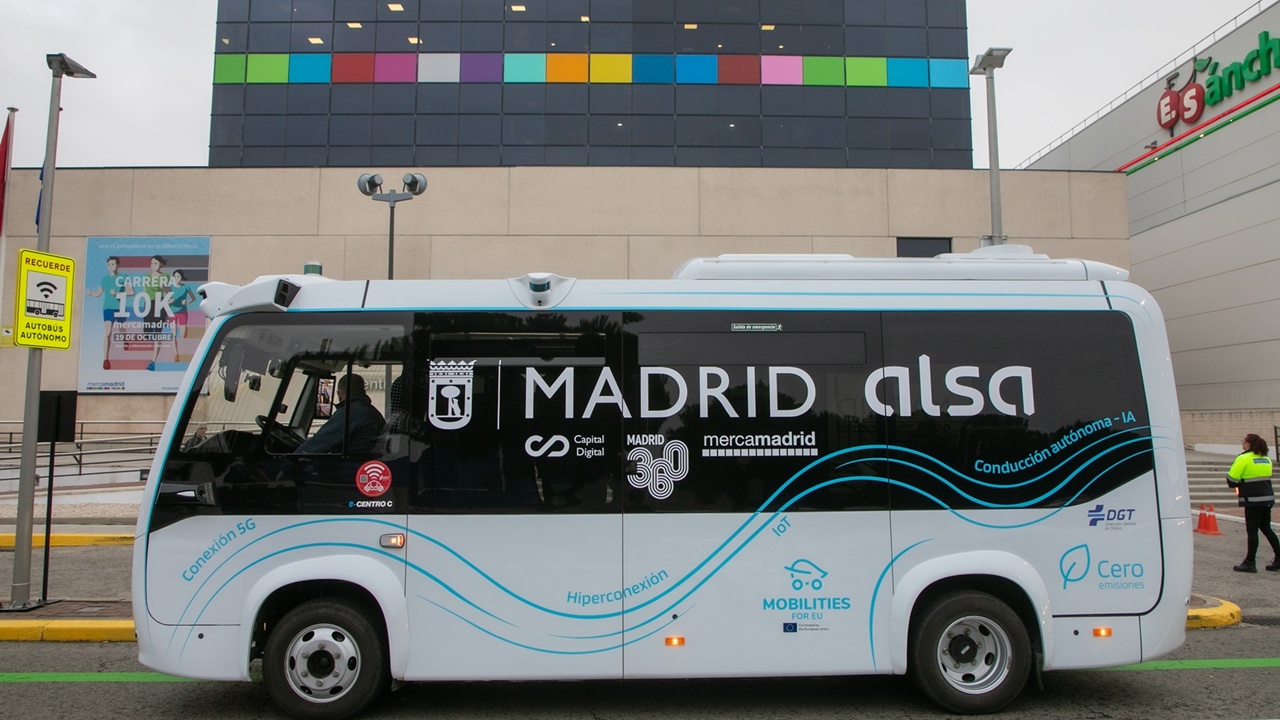 Otokar’ın Otonom Otobüsü e-Centro İspanya Yollarında