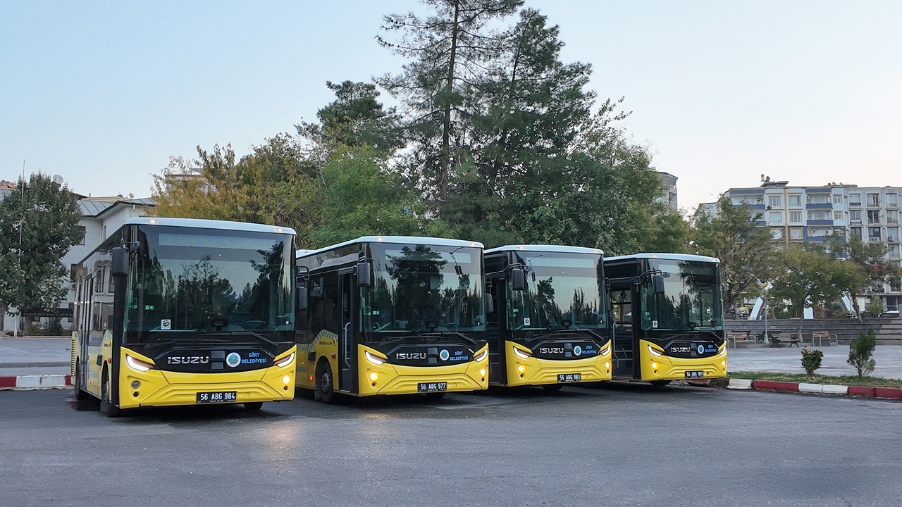 Allison donanımlı Isuzu Novociti Life midibüsler, Siirt yollarında fark yaratıyor