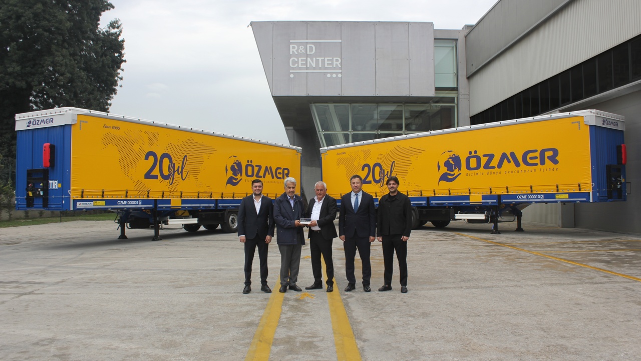 Özmer Lojistik filosuna 60 adet Tırsan Treyler ekledi
