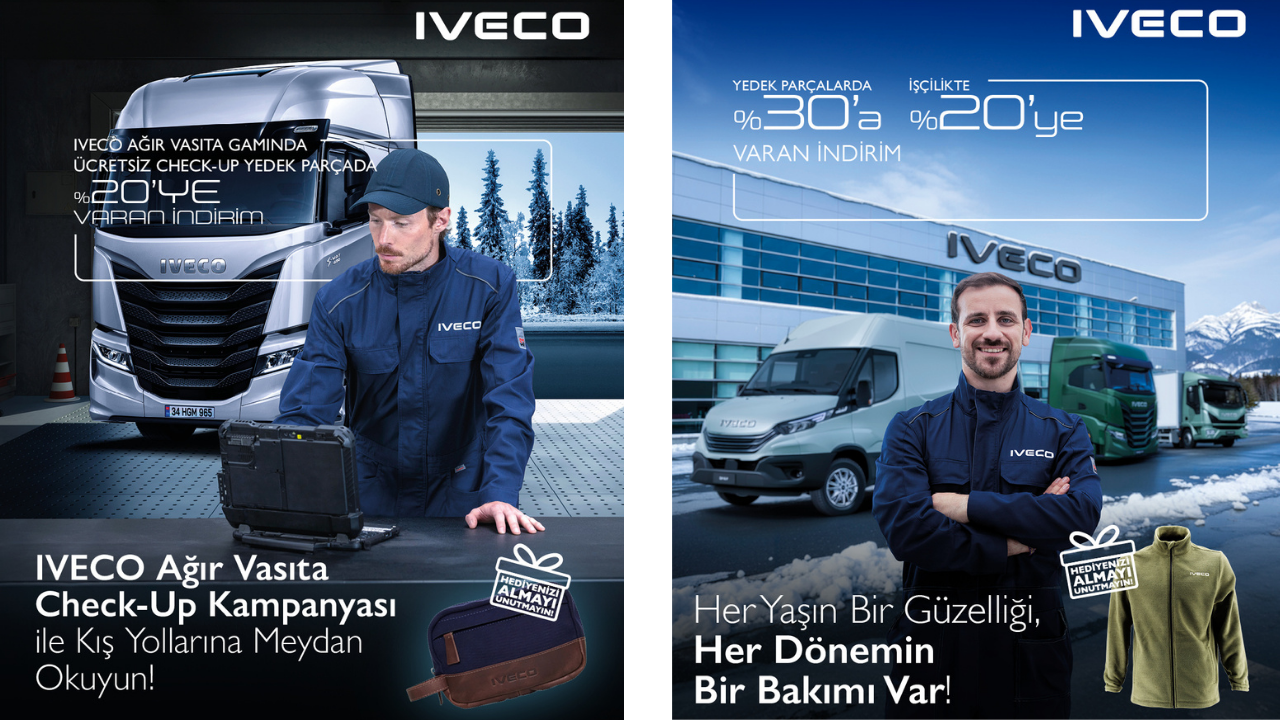 IVECO’dan Kışa Özel Bakım Fırsatı: Ücretsiz Check-Up ve Tüm Modellerde İndirim