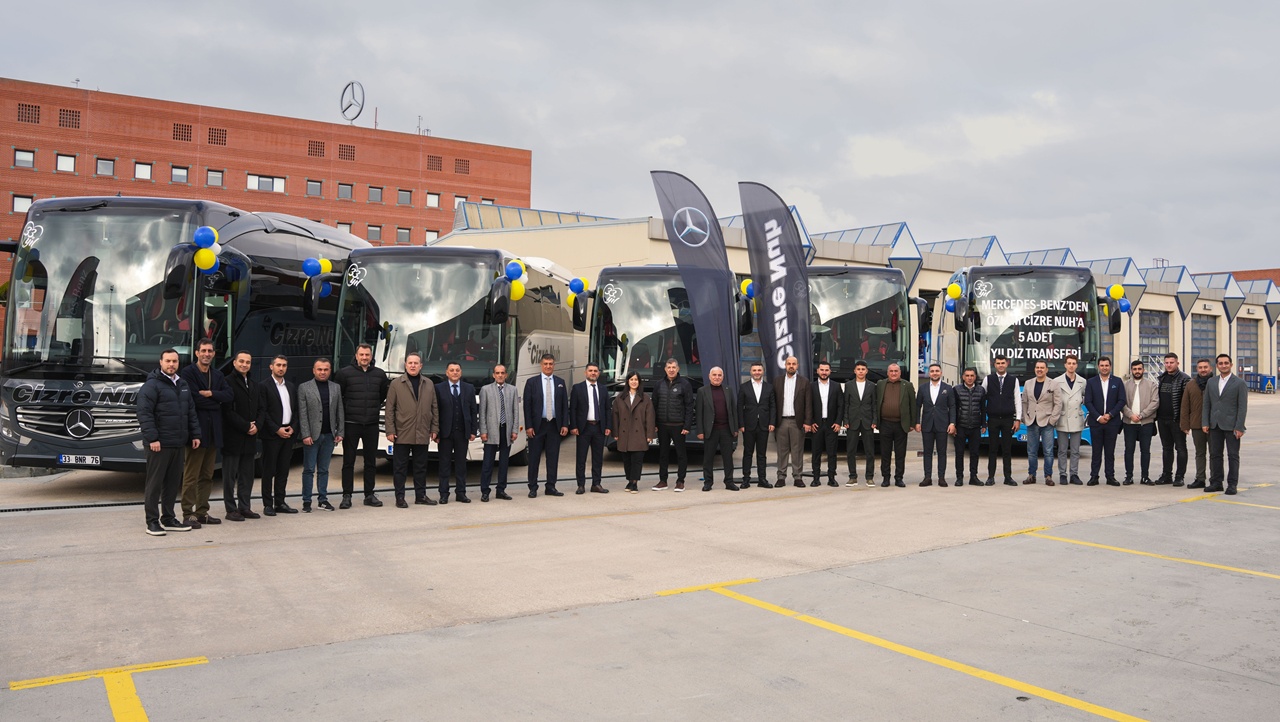 Mercedes-Benz Türk’ten Özlem Cizre Nuh’a 5 Adet Mercedes-Benz Travego ve Tourismo