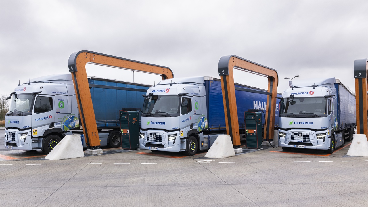Renault Trucks’tan lojistik çözüm ortağı Malherbe ile elektrikli koridor
