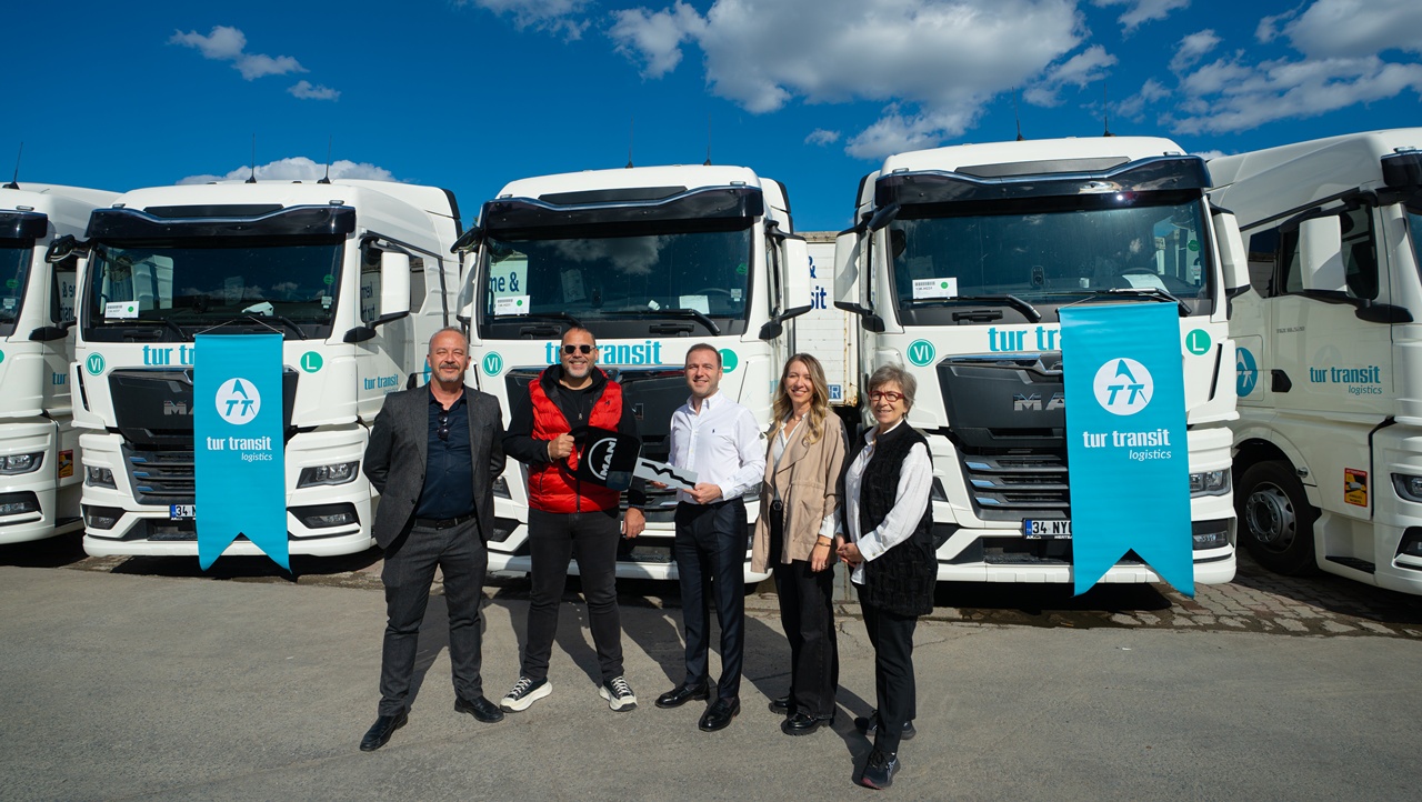 Tur Transit Lojistik, 45. yılını yeni MAN araç yatırımıyla taçlandırdı