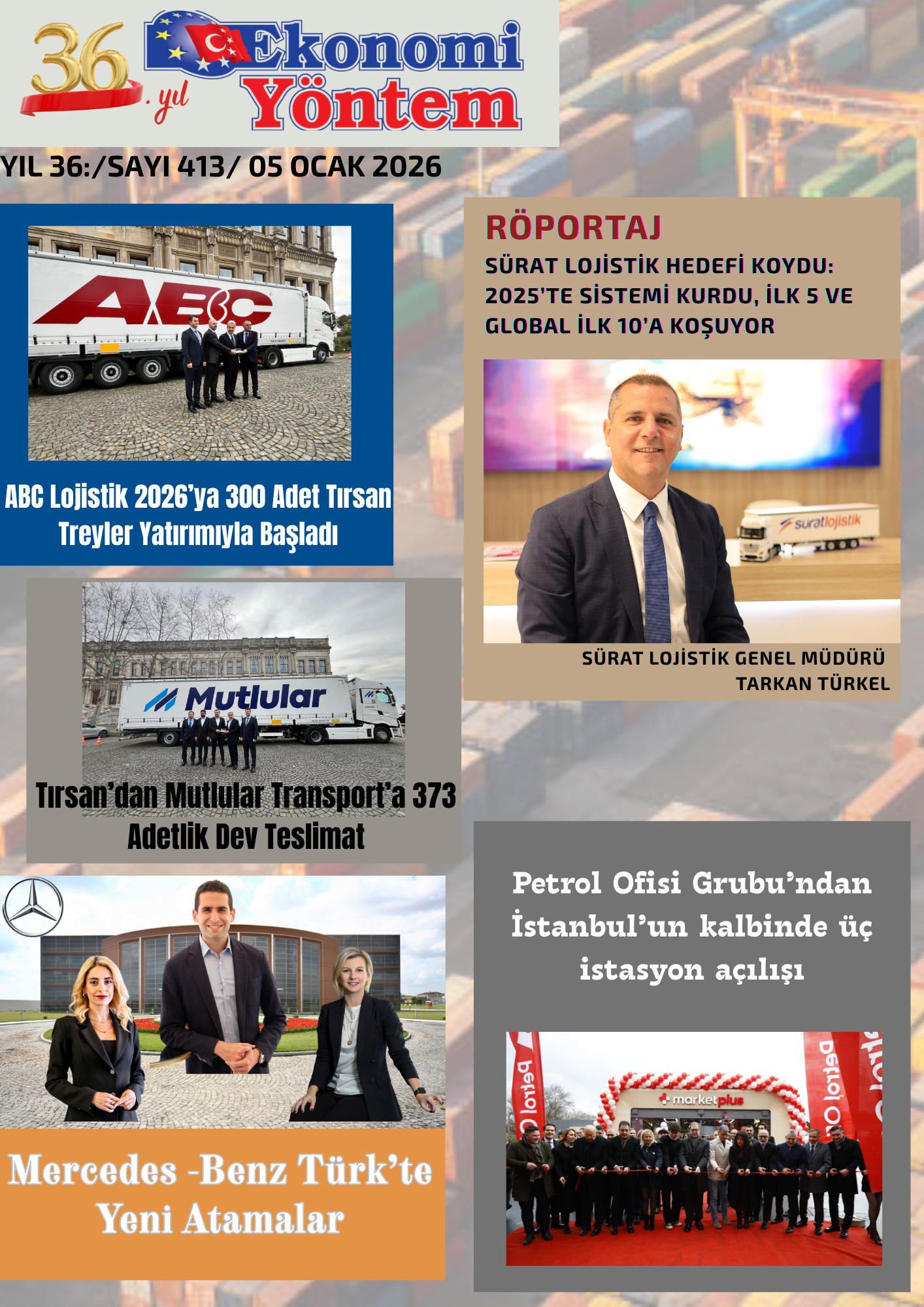 EKONOMİ YÖNTEM 5 OCAK 2026 SAYI 413