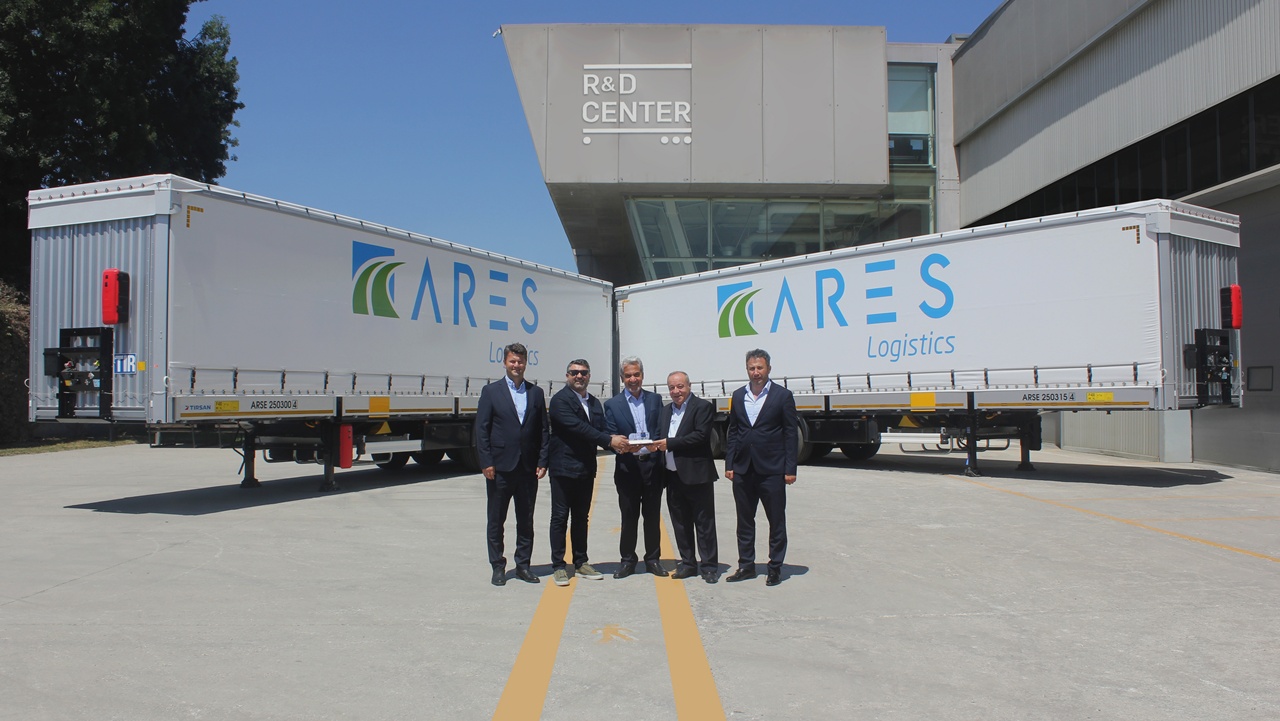 Ares Logistics filosuna 185 adet Tırsan Treyler ekledi