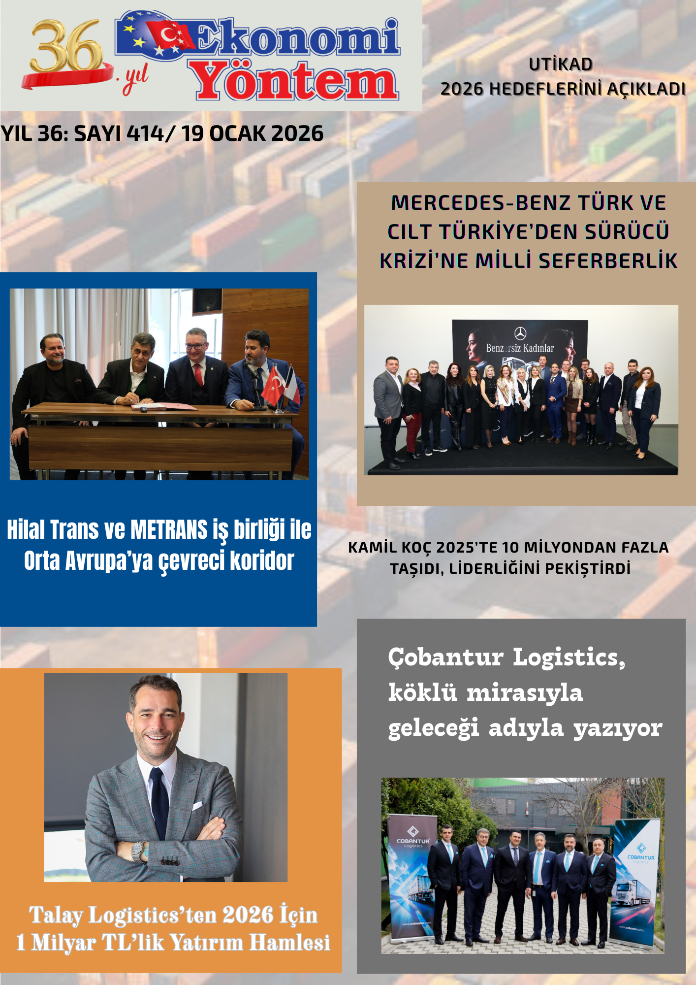 EKONOMİ YÖNTEM 19 OCAK 2026 SAYI 414